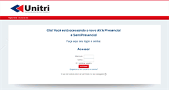 Desktop Screenshot of ead.unitri.edu.br